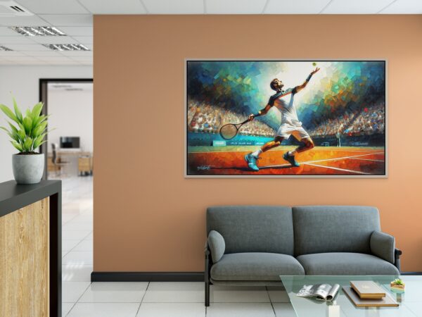 Sideways sports acrylic 70x40 by Sam Schwartz room