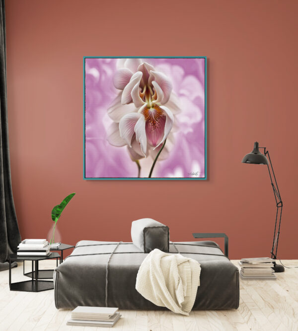 flower29 24x24 acrylic by Sam Schwartz room