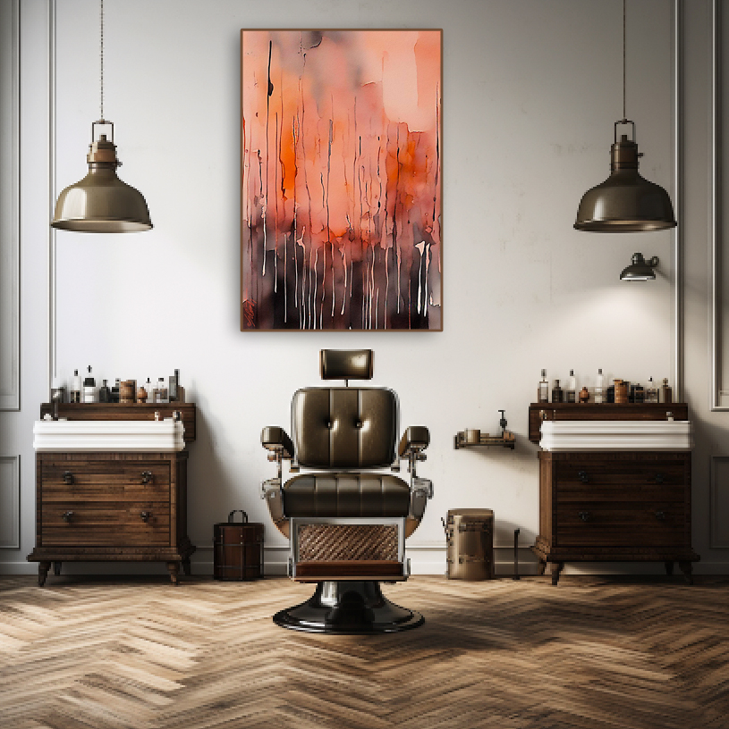 Aspens Watercolor 20x30 By Sam Schwartz room