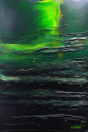 Deep Water Acrylic 20x30 by Sam Schwartz