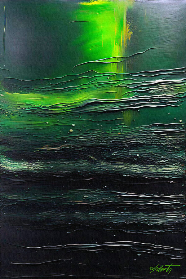 Deep Water Acrylic 20x30 by Sam Schwartz