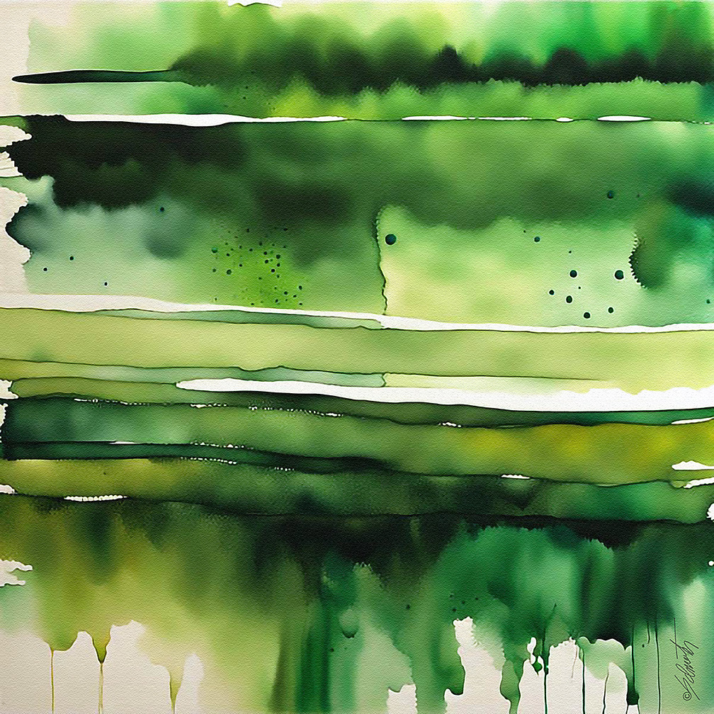 Juicy Watercolor 24x24 by Sam Schwartz