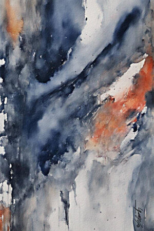 Melting Watercolor 20x30 by Sam Schwartz