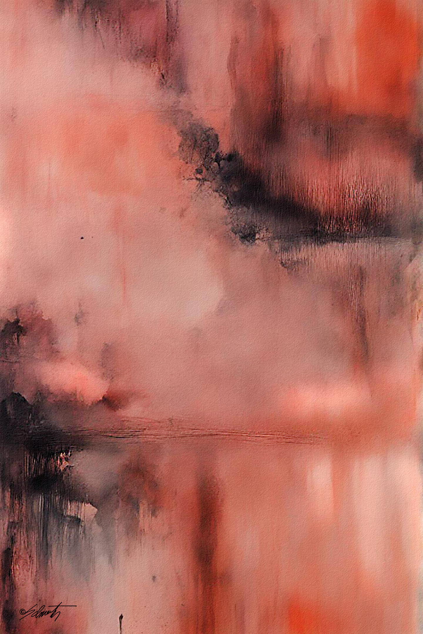 Pumpkin Pond Watercolor 20x30 By Sam Schwartz