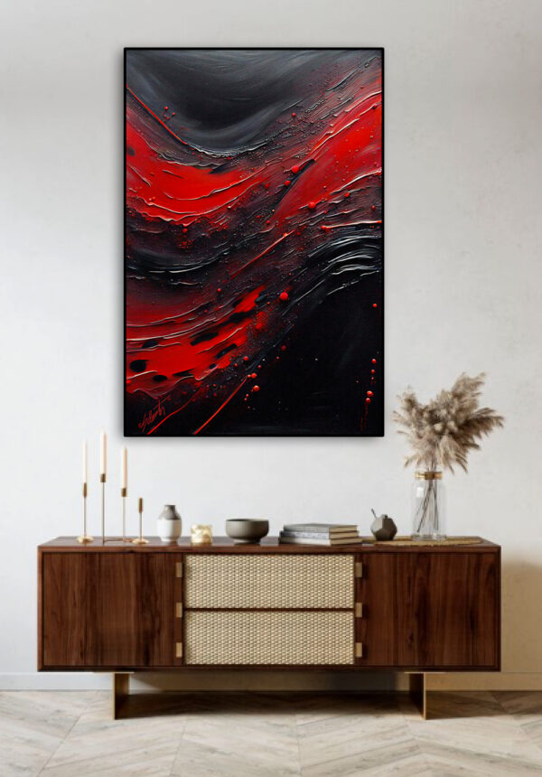 Spawning Acrylic 20x30 by Sam Schwartz room