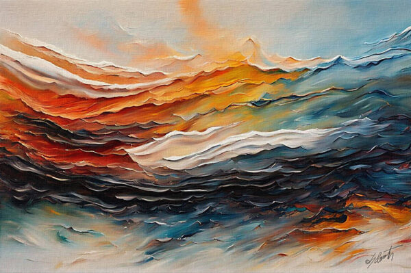 Sun Rays Acrylic 30x20 by Sam Schwartz