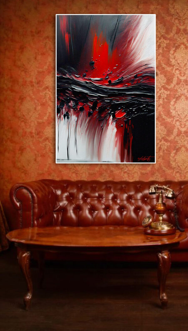 The Rasberry Acrylic 20x30 by Sam Schwartz room