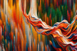 Trumpet Acrylic 30x20 by Sam Schwartz