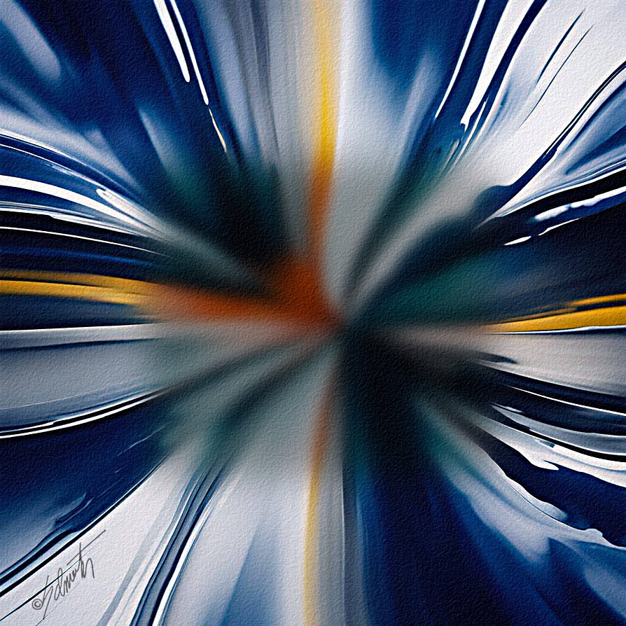 Tunnel Watercolor 24x24 by Sam Schwartz