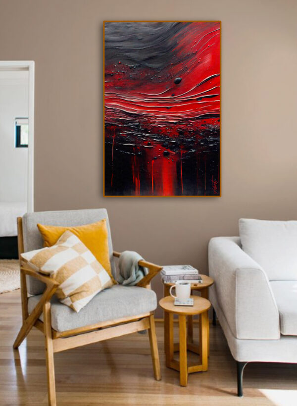 Underground Acrylic 20x30 by Sam Schwartz room