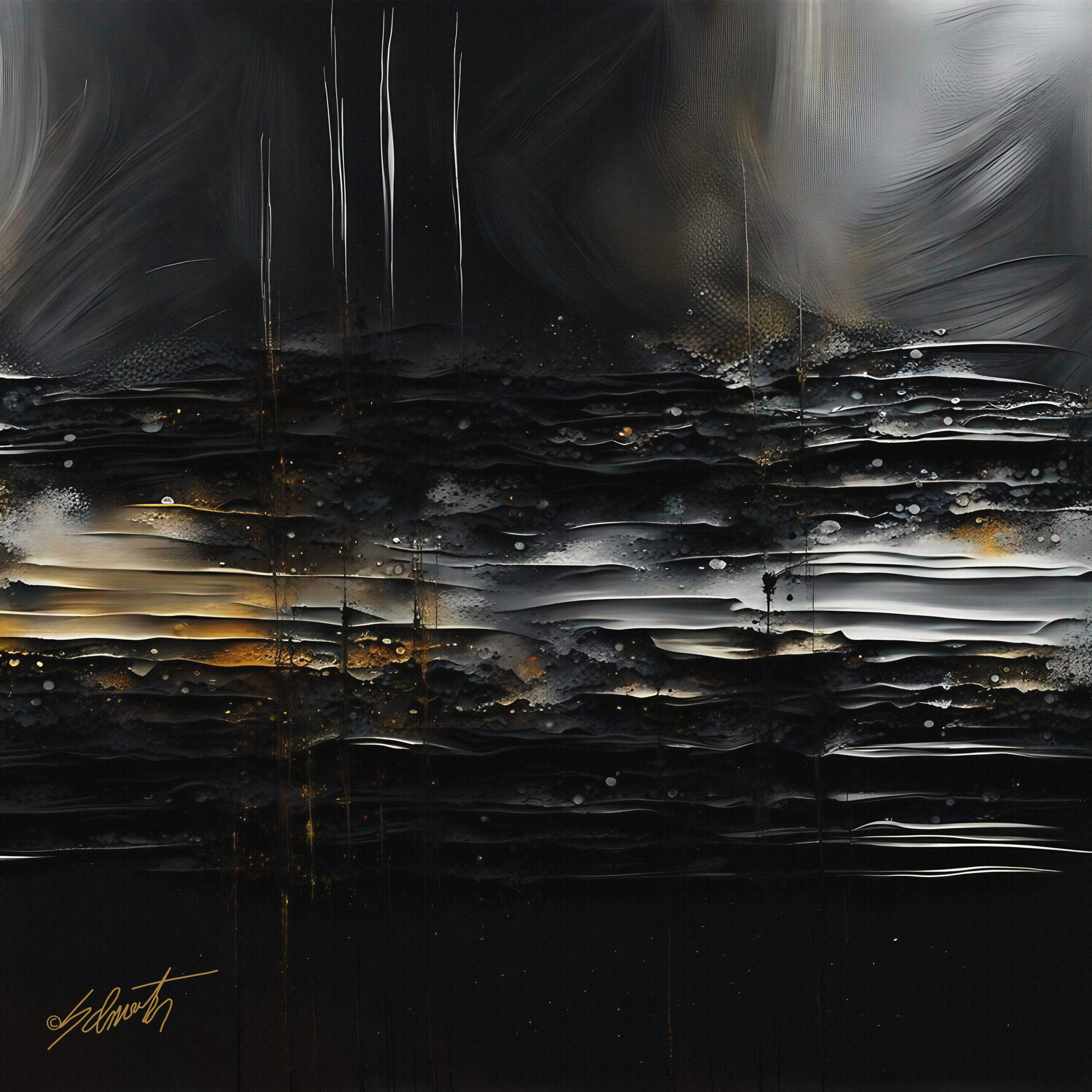 zoom in on a modern dark abstract oil painting bas by drsammy052301 dh7qtex pre